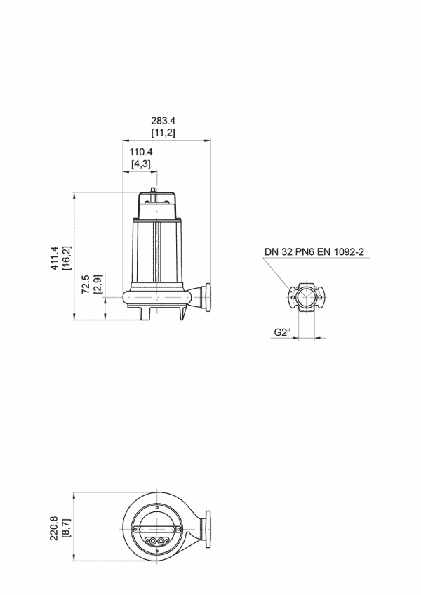 ZENIT GRE 200/2/G50H A0CM5 NC Q TCDT E-SICM 10 230V – Image 3
