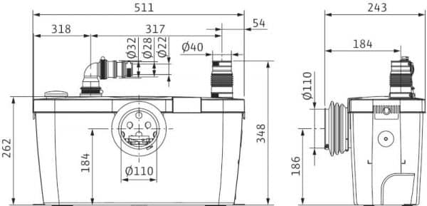 Mirco Station de relevage WILO HiSewlift 3-15 – Image 2