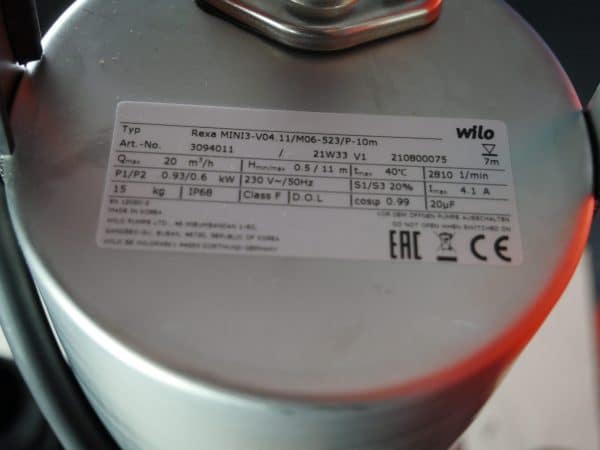 WILO REXA MINI3 V04.11/M06-523 – Image 4