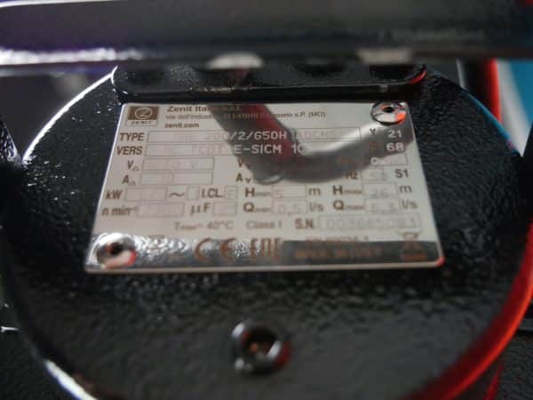 ZENIT GRE 200/2/G50H A0CM5 NC Q TCDT E-SICM 10 230V – Image 6