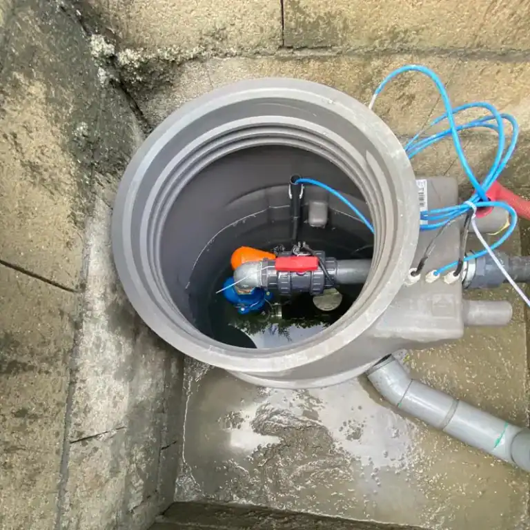 installation pompe de relevage chez un particulier
