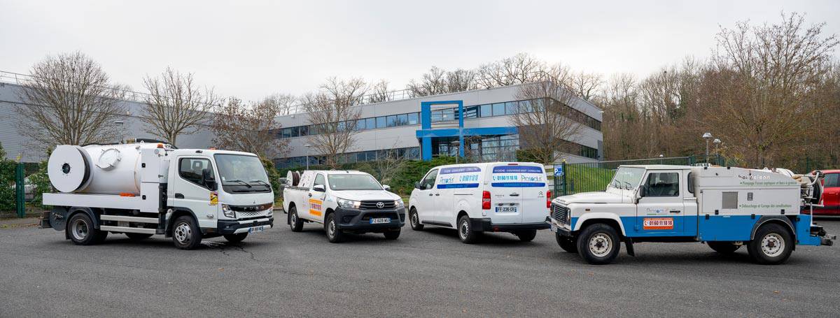 flotte de vehicules prosocius assainissement ile de france