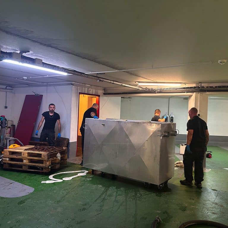 installation bac graisse