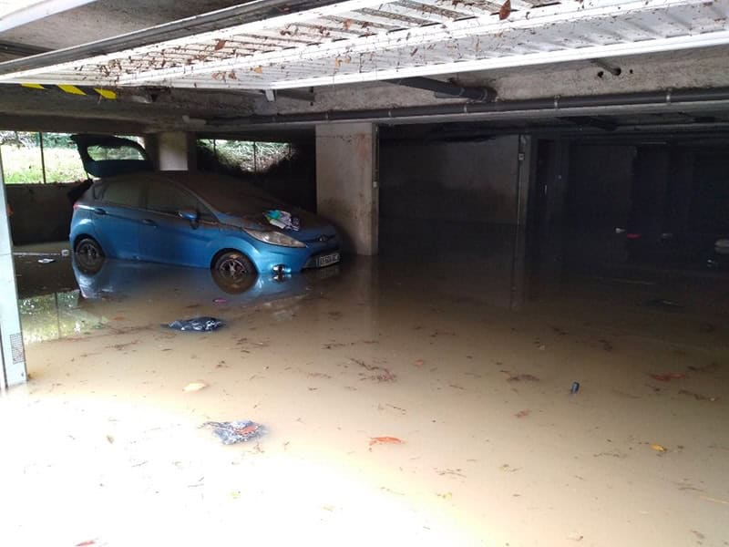 inondation parking