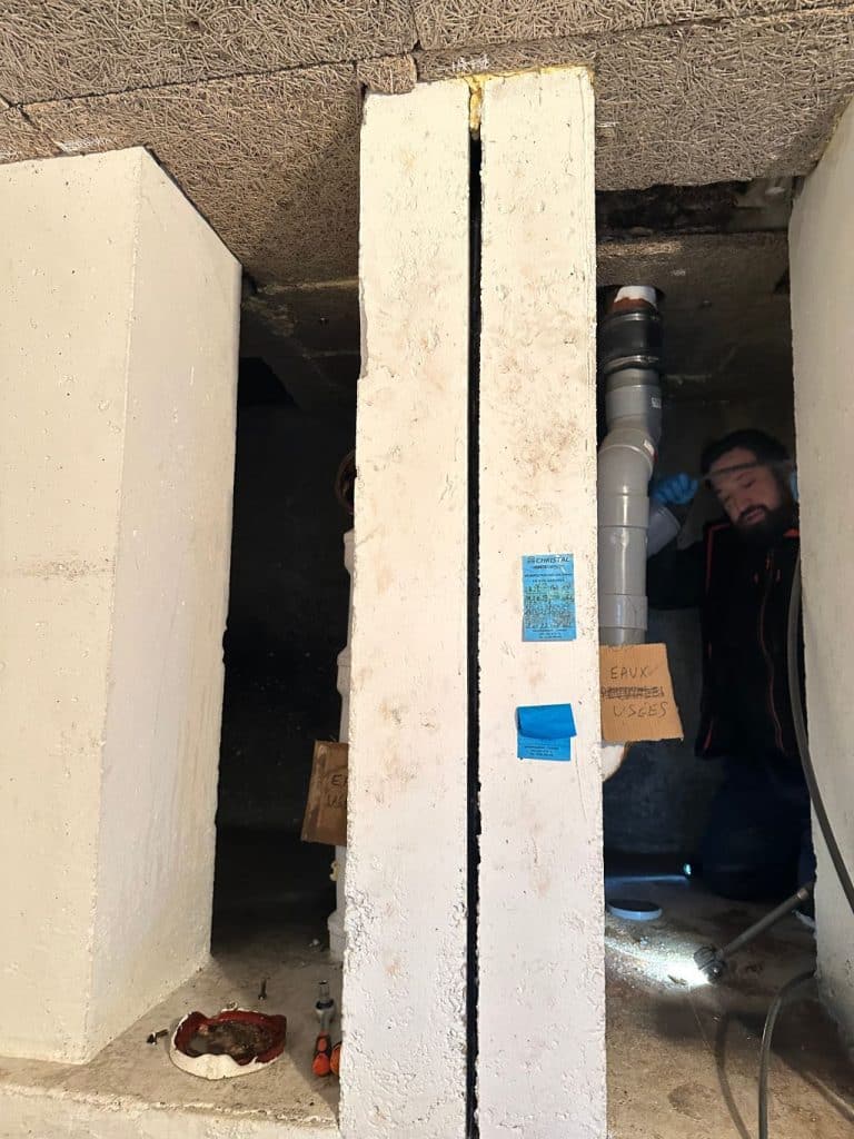 Curage d'une canalisation