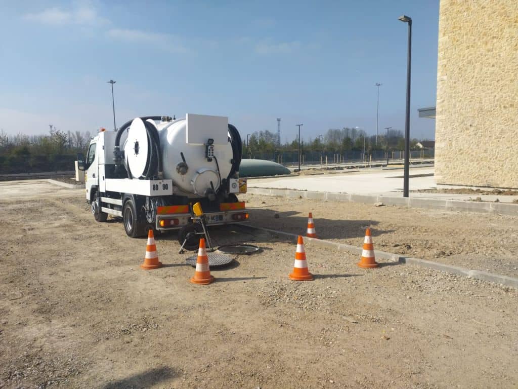Inspection du réseau d'assainissement d'un chantier en Ile-de-France