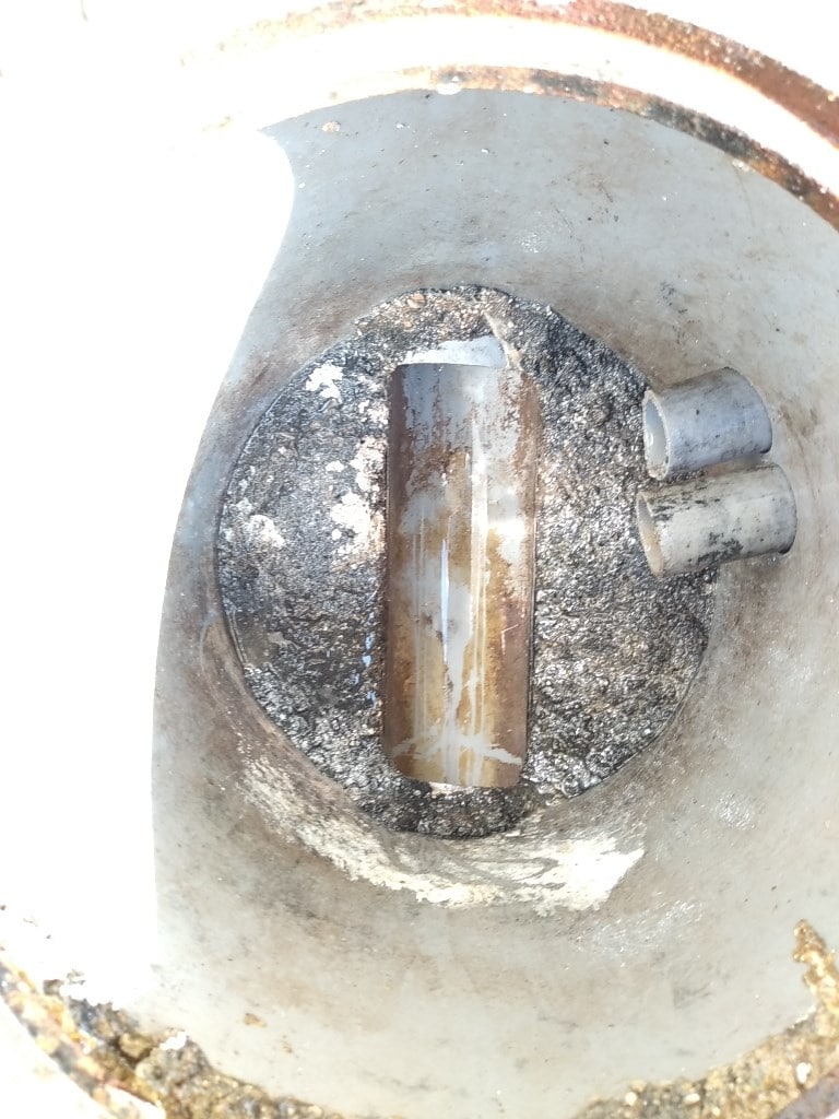 Canalisation débouchée après l'intervention de Prosocius