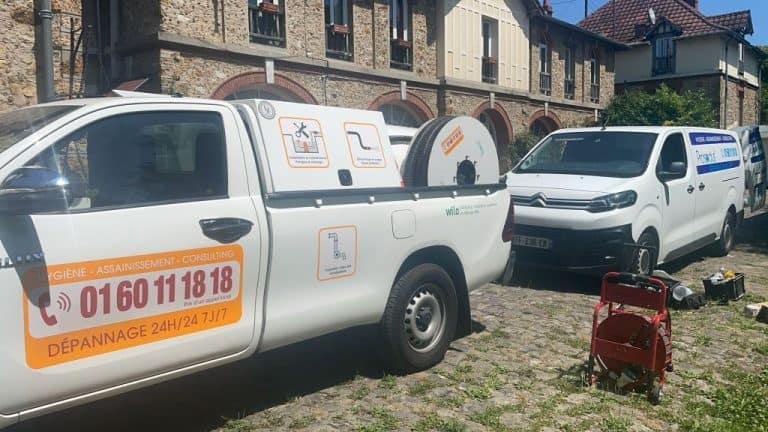 Camion pompe de Prosocius Assainissement