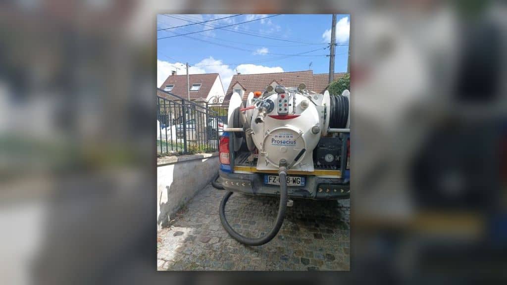 Hydrocureuse Prosocius pour une intervention pompe de relevage