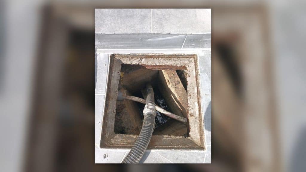 Vidange de la cuve d'une station de relevage en Ile-de-France
