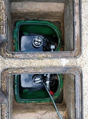 Station de relevage en panne à remplacer