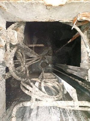 Débouchage d'une pompe de relevage engorgée
