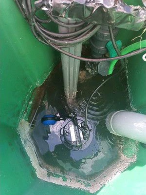 Remplacement d'une pompe de relevage hors service