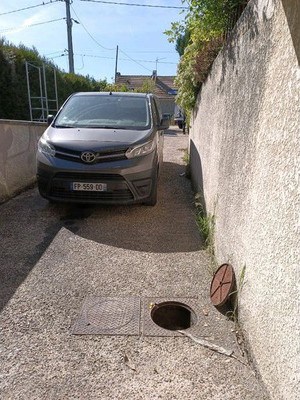 Intervention de débouchage d'un regard eaux usées