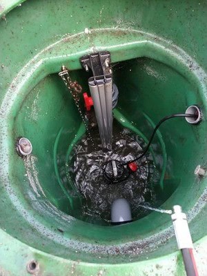 Pompe de relevage en panne à Saint-Chéron