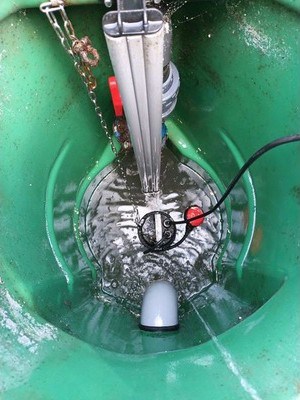 Remise en eau de la station de relevage après dépannage