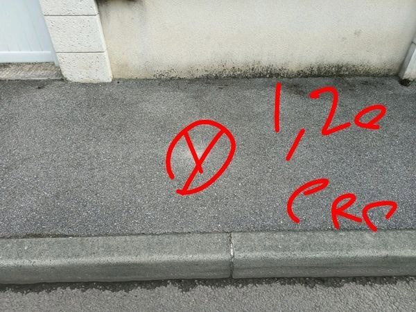 Absence de tabouret de visite d'un réseau d'assainissement à Nanterre