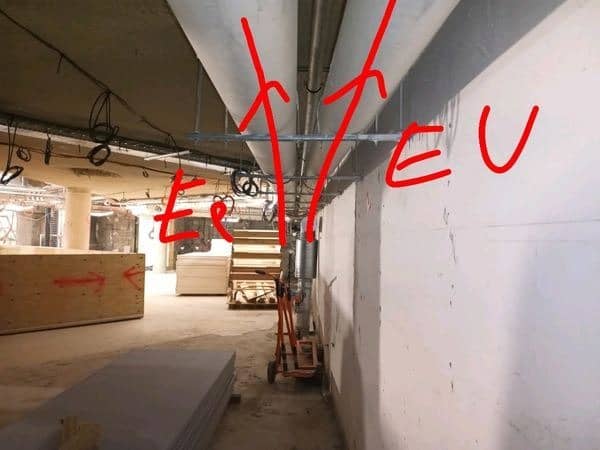 Localisation des réseaux eaux pluviales et eaux usées d'un immeuble parisien