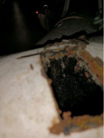 Corrosion des canalisations eaux usées