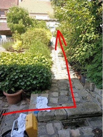 Localisation du réseau d'assainissement d'une maison en vente