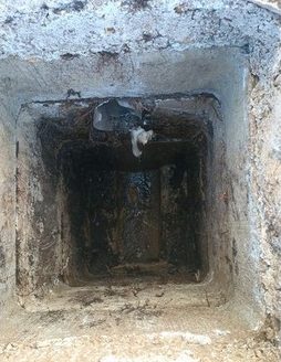 Retrait de racines dans les canalisations d'une maison