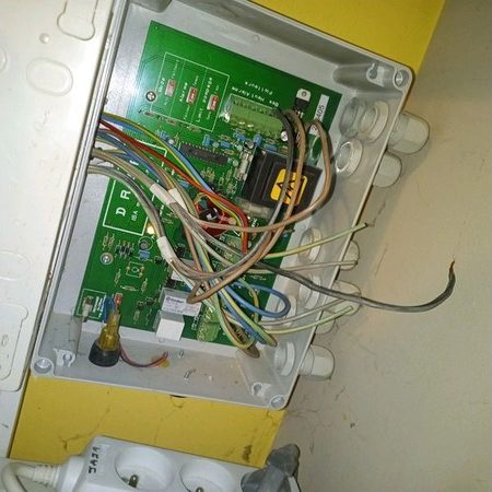 Tableau de commande pompe de relevage hors service