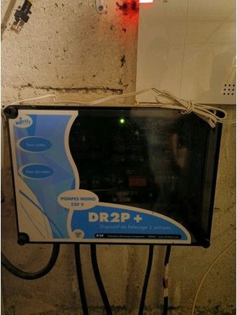 Boitier de commande d'une station de relevage à Massy
