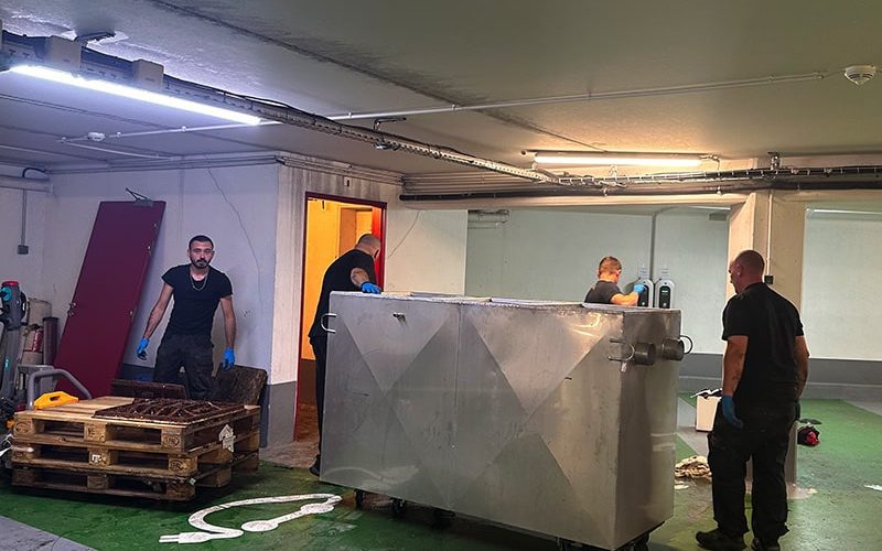 installation bac graisse