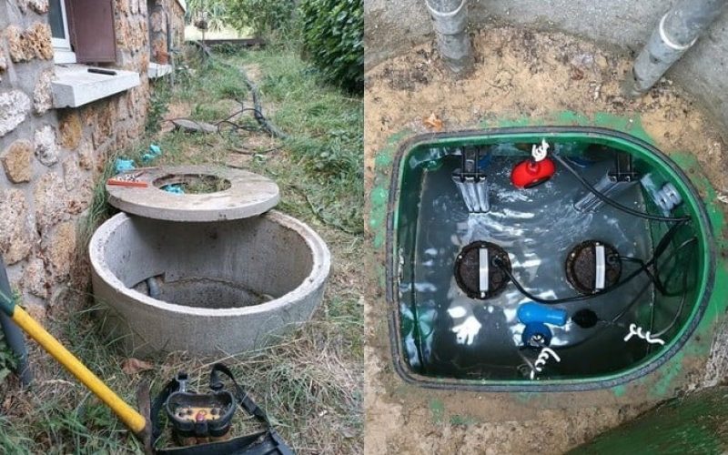 Maintenance de deux pompes de relevage à Massy