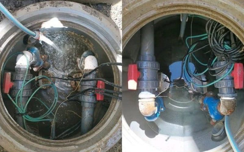 Intervention dans les Yvelines pour réparer une pompe de relevage désamorcée