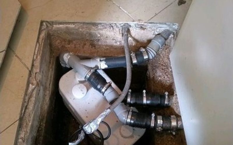 Remplacement d'une pompe de relevage eaux grises