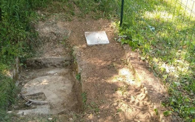 Regard eau usées en béton
