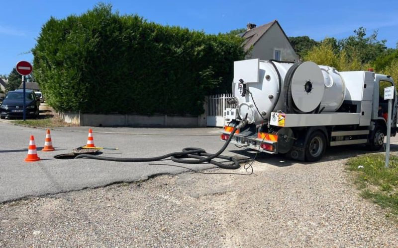 Camion pompe de Prosocius Assainissement